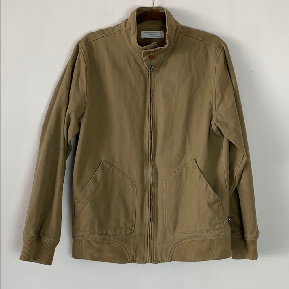 Five Four Club Light Cotton Khaki Jacket in Medium